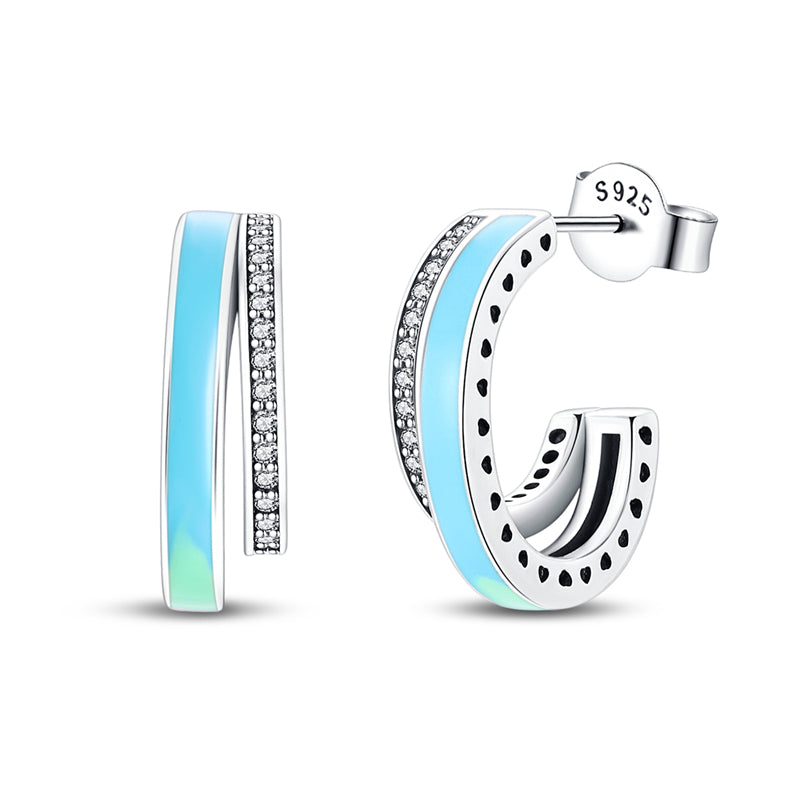 Colorful Hoop Earrings