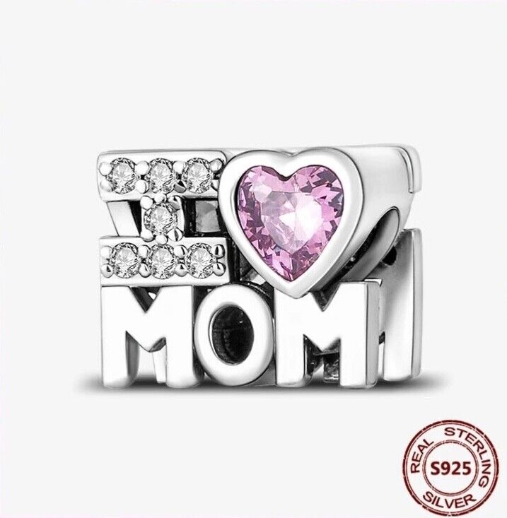 Love Mum Heart Charm