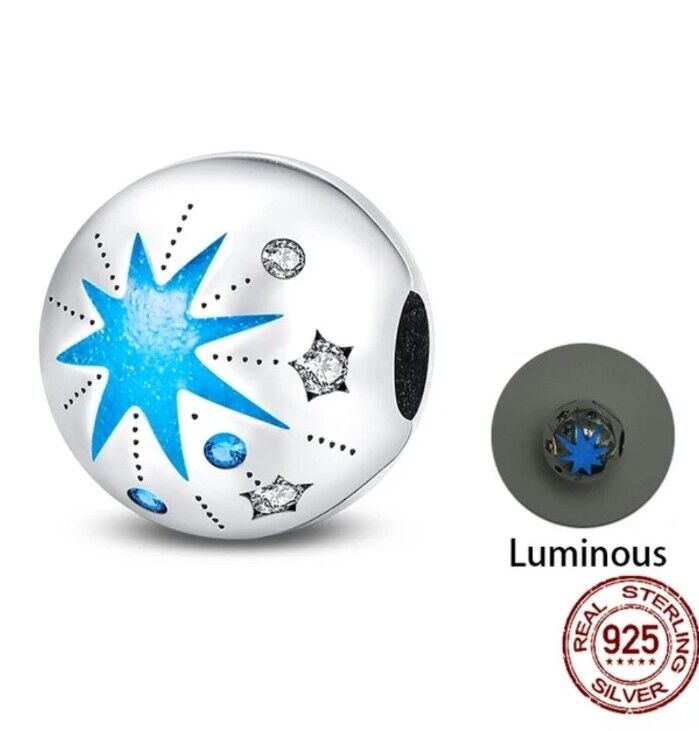 Luminous Star Clip On Charm