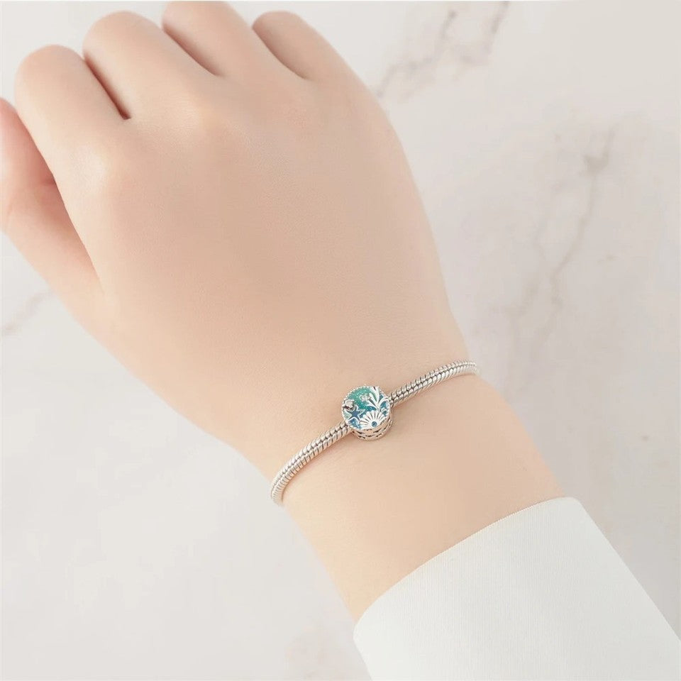 Ocean Sea Life With Zircon Charm
