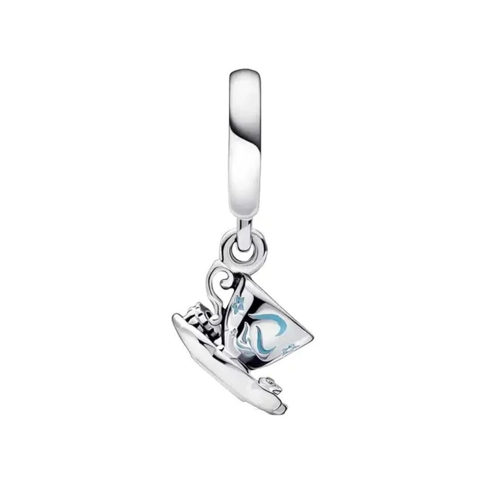 Cup Of Tea Silver Charm