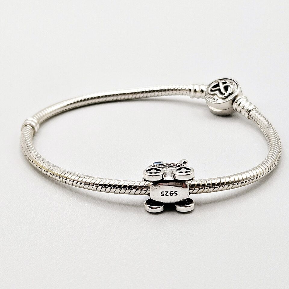 Blue Baby Pram Charm