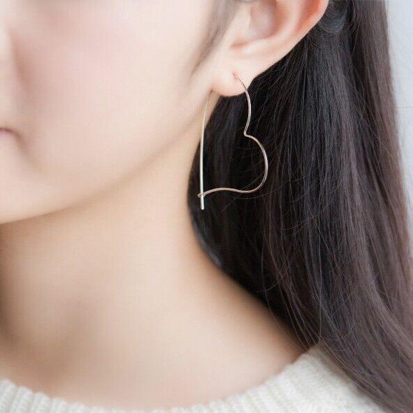 Large Heart Earrings