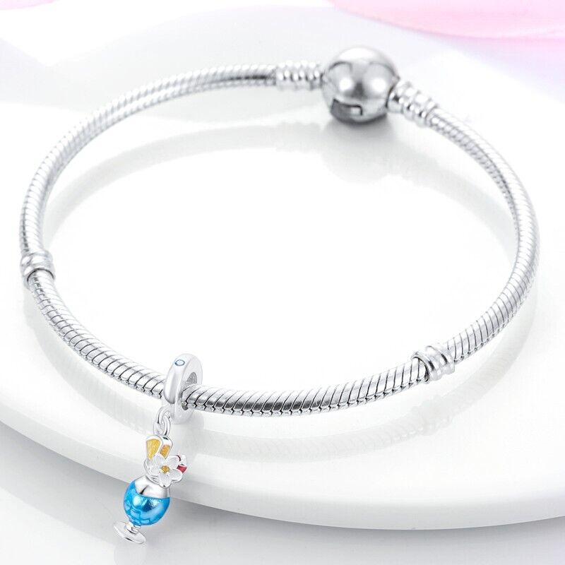 Summer Cocktail Glass Dangle Charm