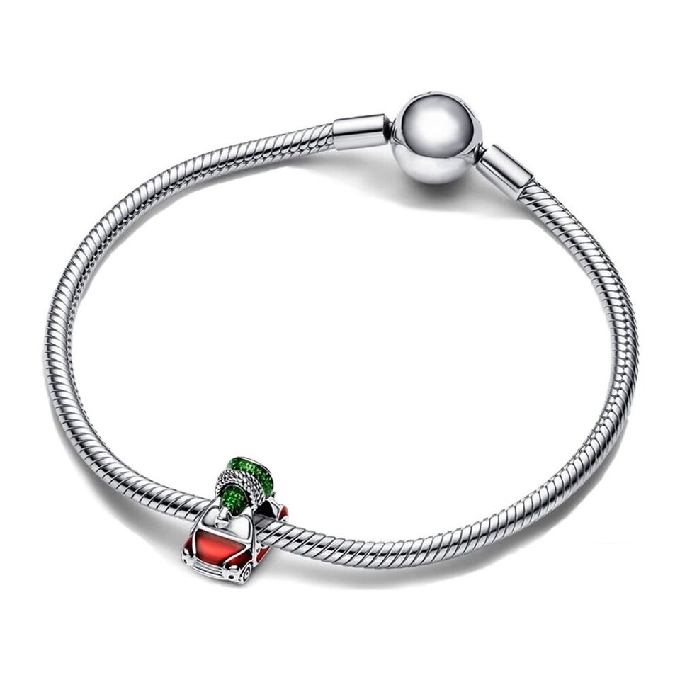 Car With Christmas Tree Charm
