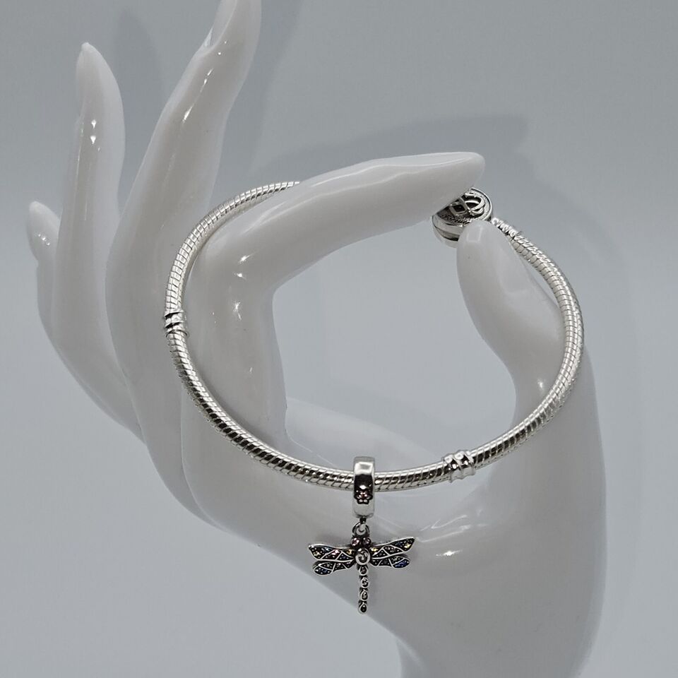 Dragonfly Zirconia Charm