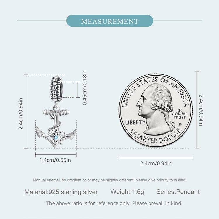 Ship Anchor Dangle Charm