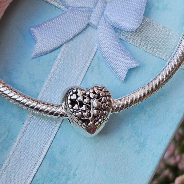 Family Tree Heart Charm