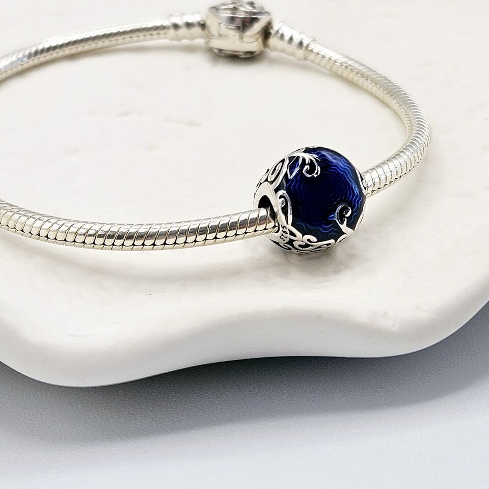 Blue Bead Charm