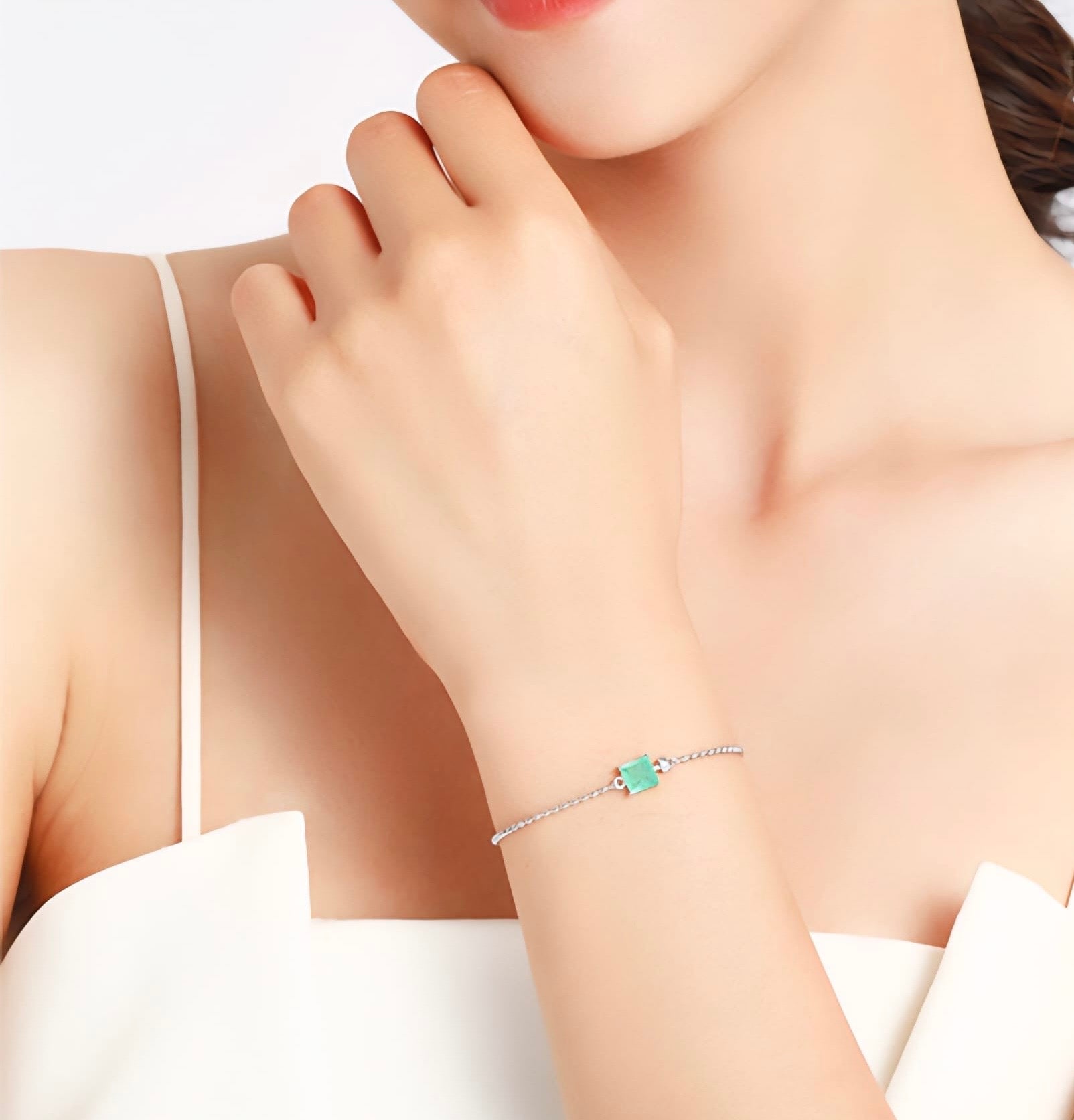 Silver Touch of Energy – Tourmaline Bracelet