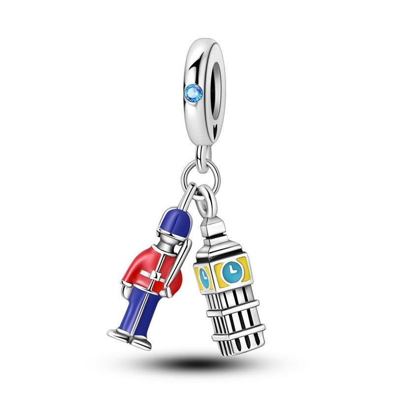 Big Ben & Royal Guards London Dangle Charm