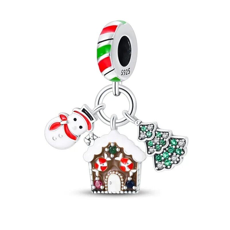 Snowman Christmas Tree Santa House