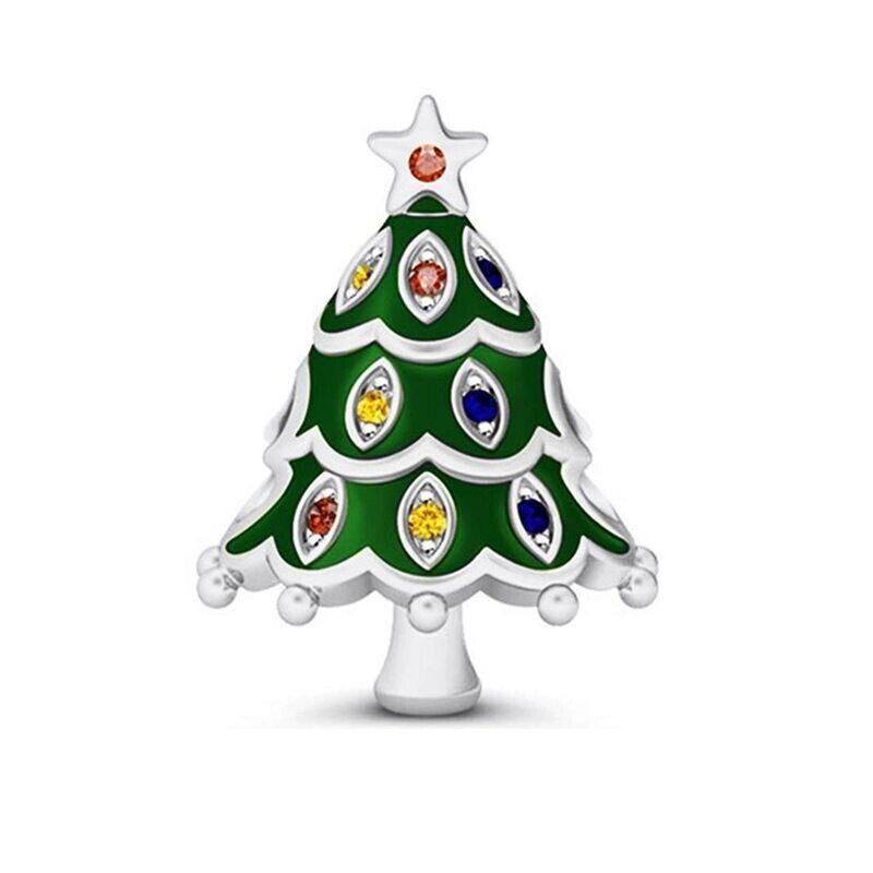 Green Christmas Tree Charm