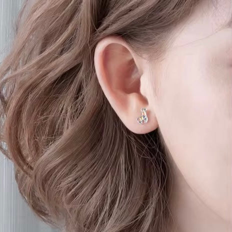 Whimsical Giraffes Stud Earrings