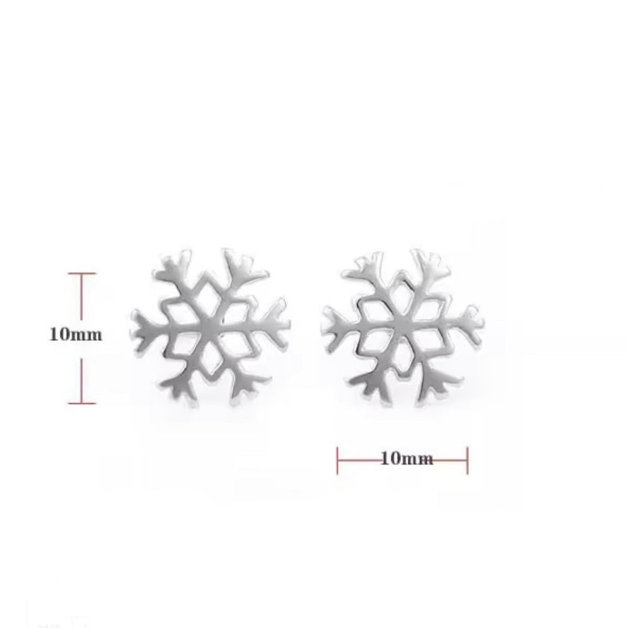 Frozen Whisper Stud Earrings