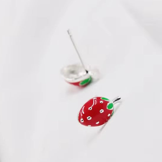 Strawbery Stud Earrings