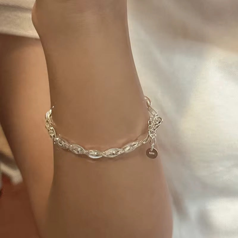 Silver Twist Elegance Bracelet