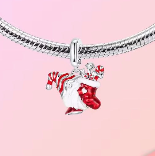Santa's Sweet Stocking Charm