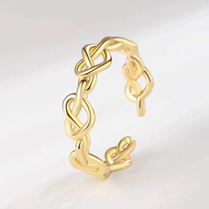 Sterling Silver Love Knot Ring