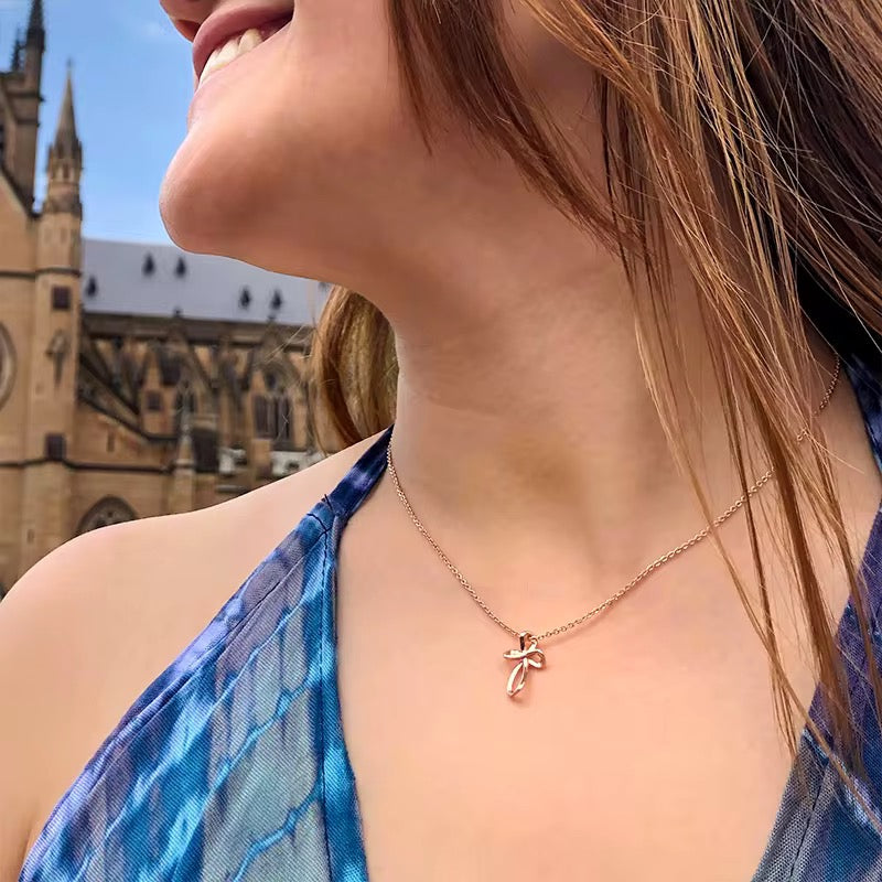 Hopeful Cross Pendant