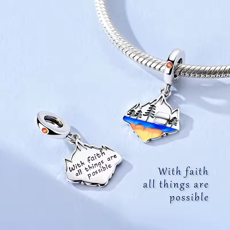 Faith Mountain Charm