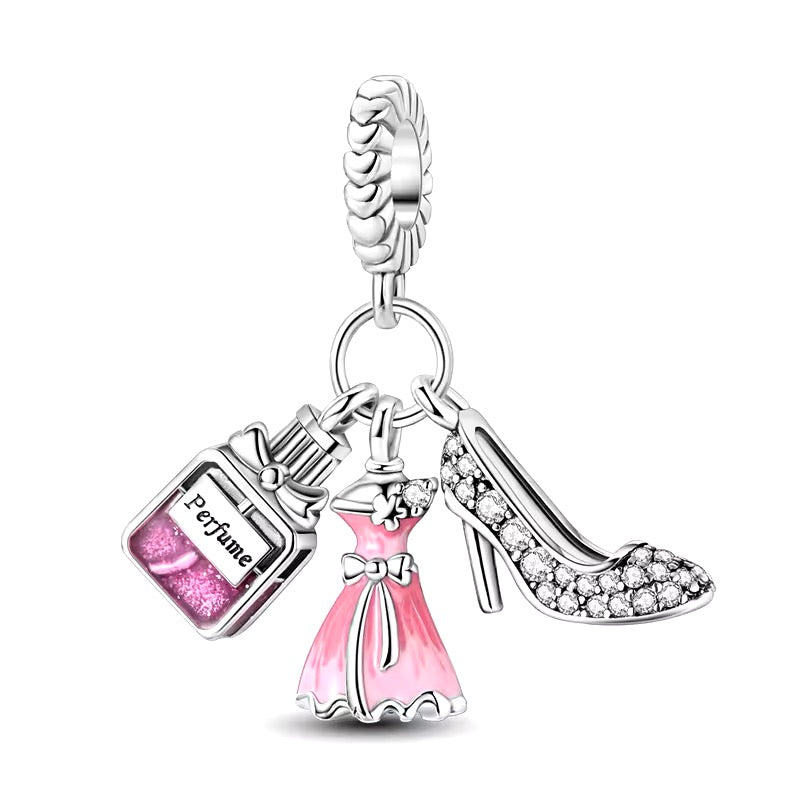 Perfume, Dress & High Heels Charm