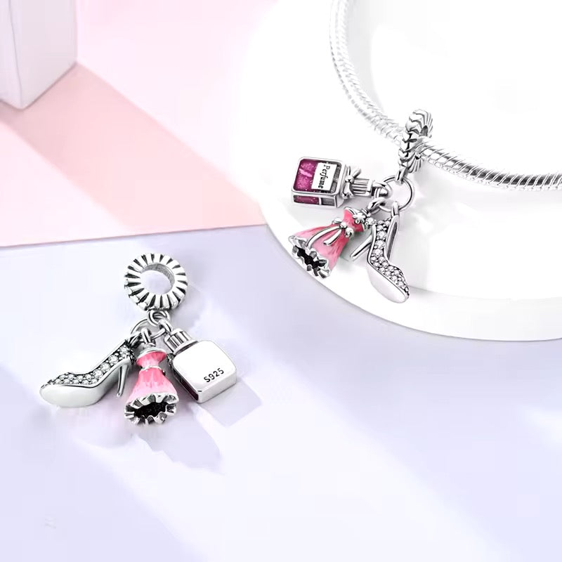 Perfume, Dress & High Heels Charm