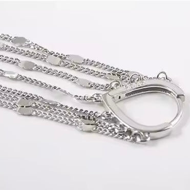 Sparkling Multi Row Drop Earrings Dangle