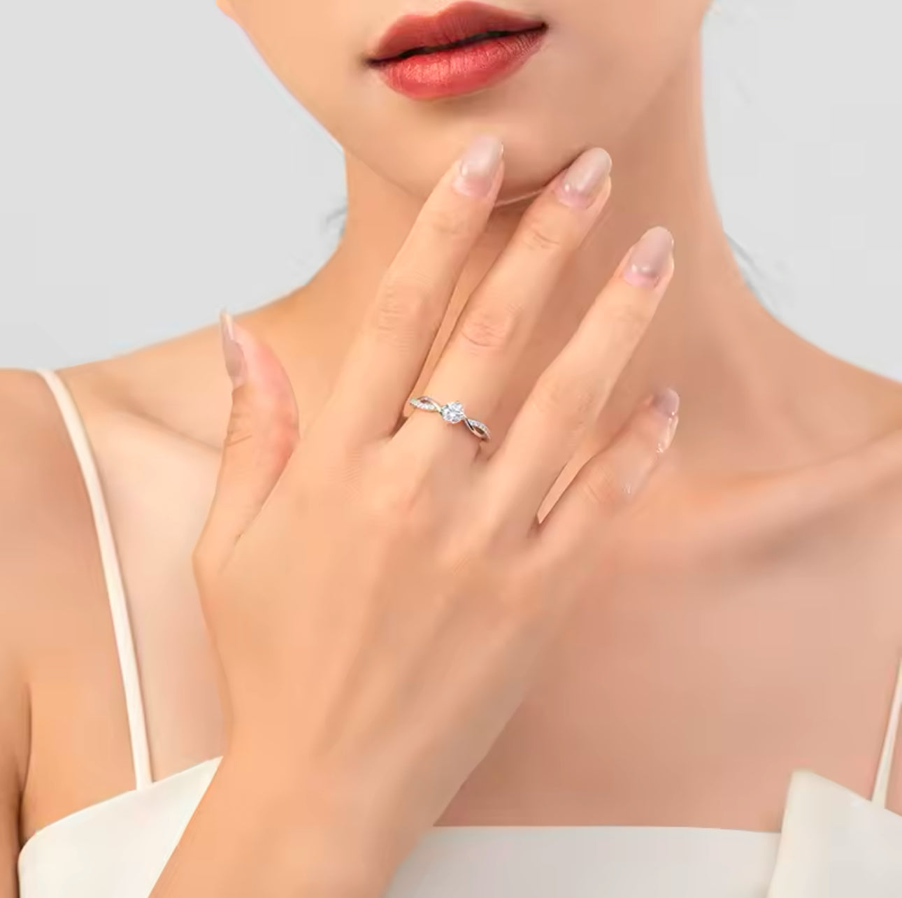 Shining 1CT Clear CZ Ring