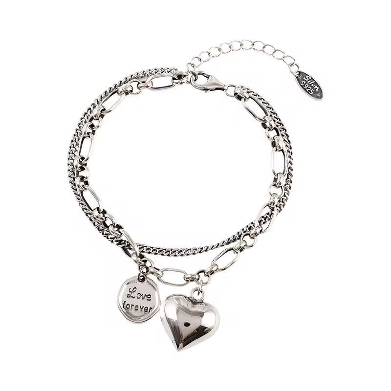 Bracelets Heart with LOVE