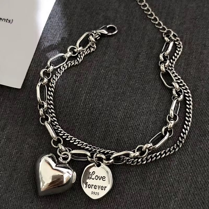 Bracelets Heart with LOVE