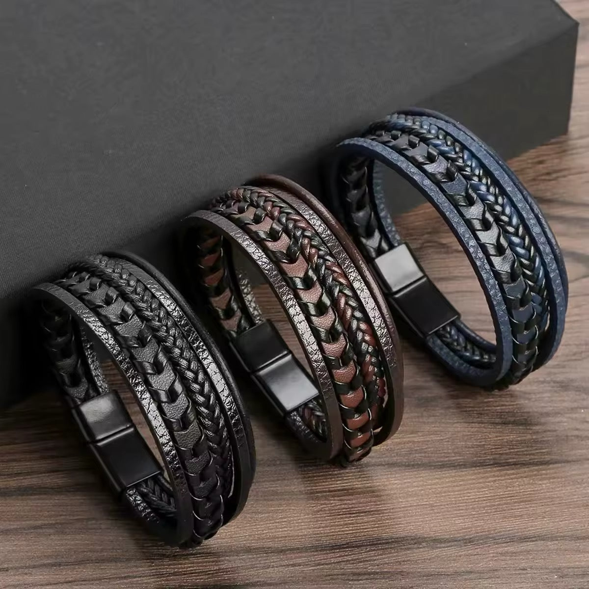 MEN'S Multi-layered Vintage Leather Rope Bracelet