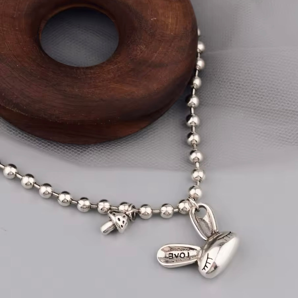 Silver Bunny Bracelet