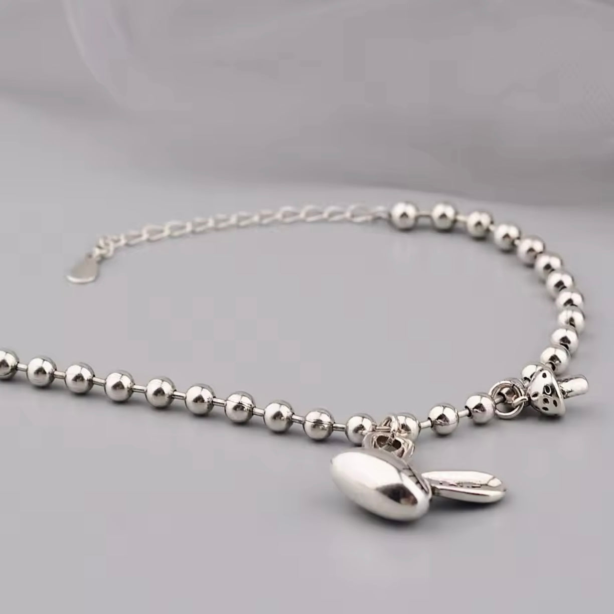 Silver Bunny Bracelet