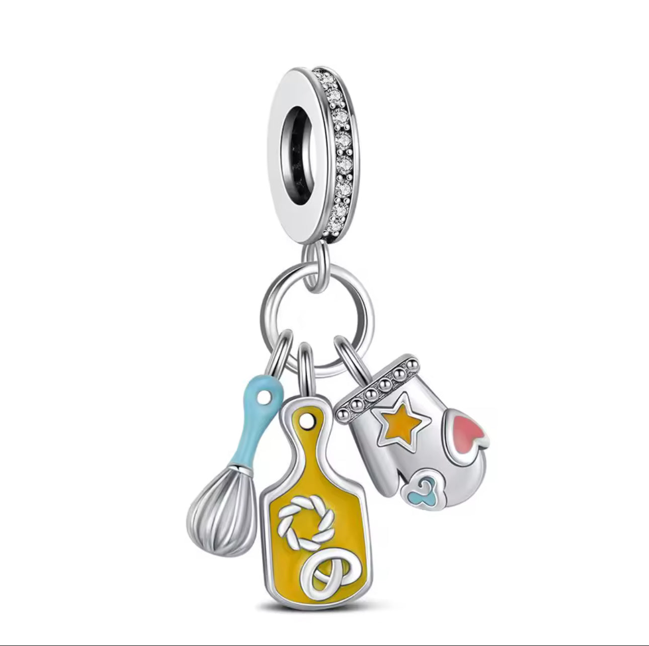 “Chef’s Love” Kitchen Utensils Charm