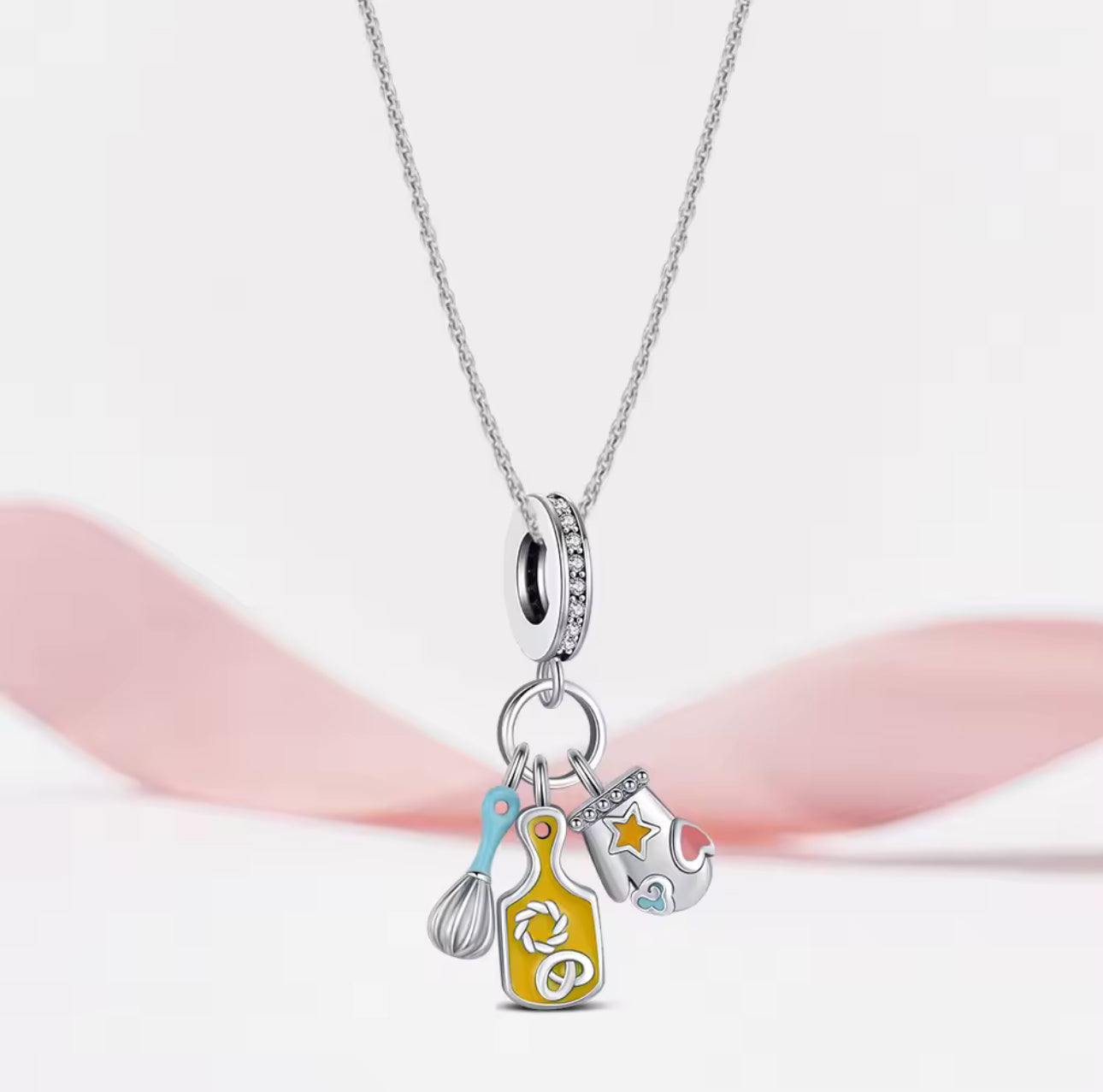 “Chef’s Love” Kitchen Utensils Charm