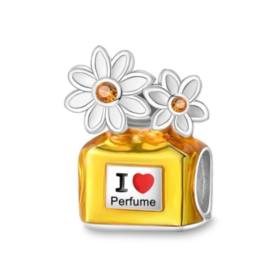 Love Perfume Daisy Flower Charm