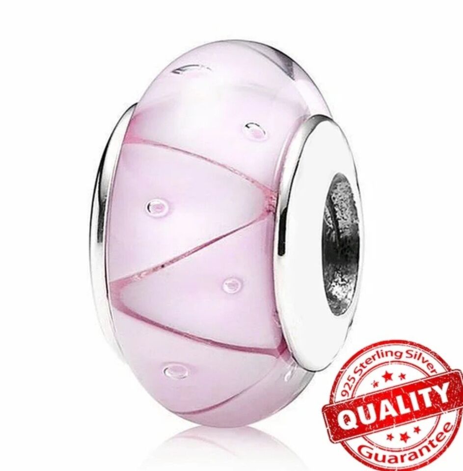 Pink Murano Glass Charm