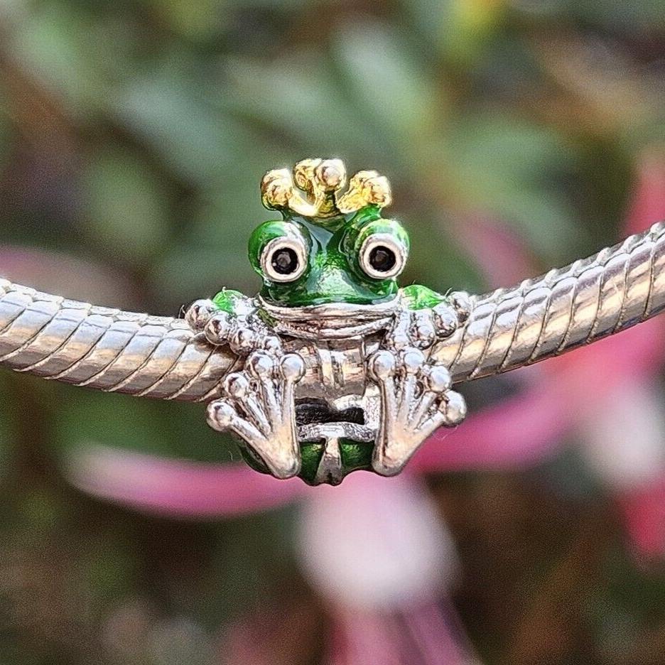 Prince Frog In A Crown Charm