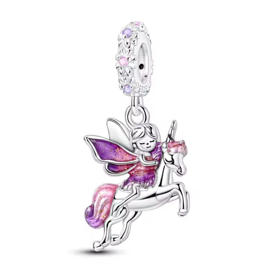 Unicorn & Fairy Dangle Charm