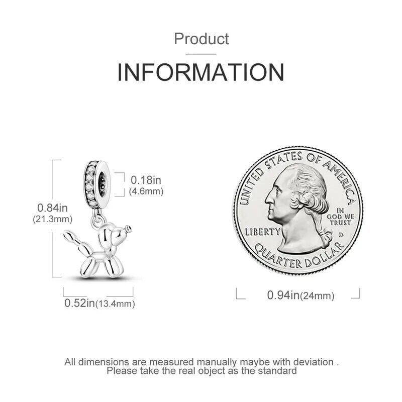 Balloon Dog Charm - bellissi