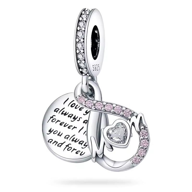 Best Mum Forever Dangle Charm - bellissi