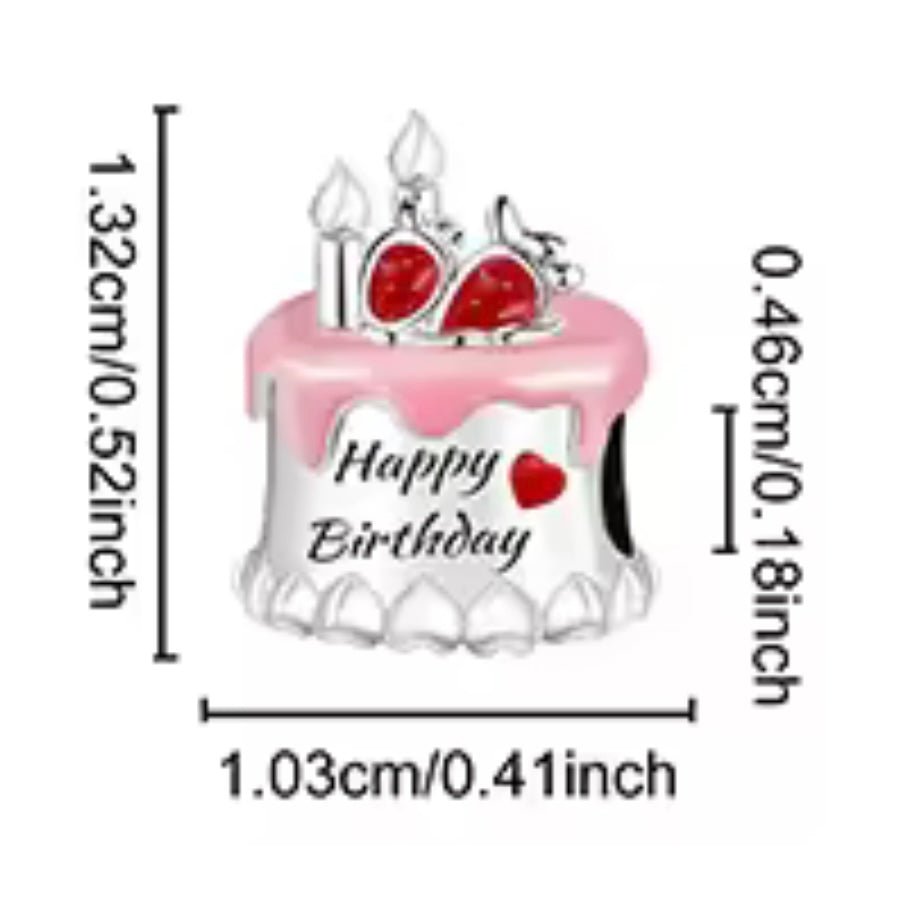 Birthday Cake Charm - bellissi