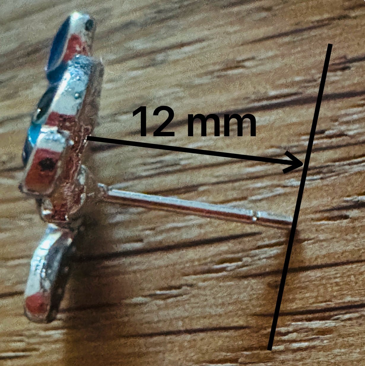 Blue Stitch Earrings - bellissi