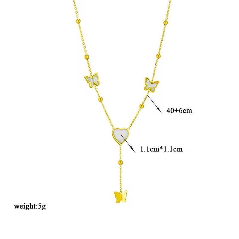 Butterfly Tassel Necklace - bellissi