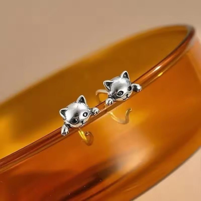 Cat Kitty Earrings - bellissi