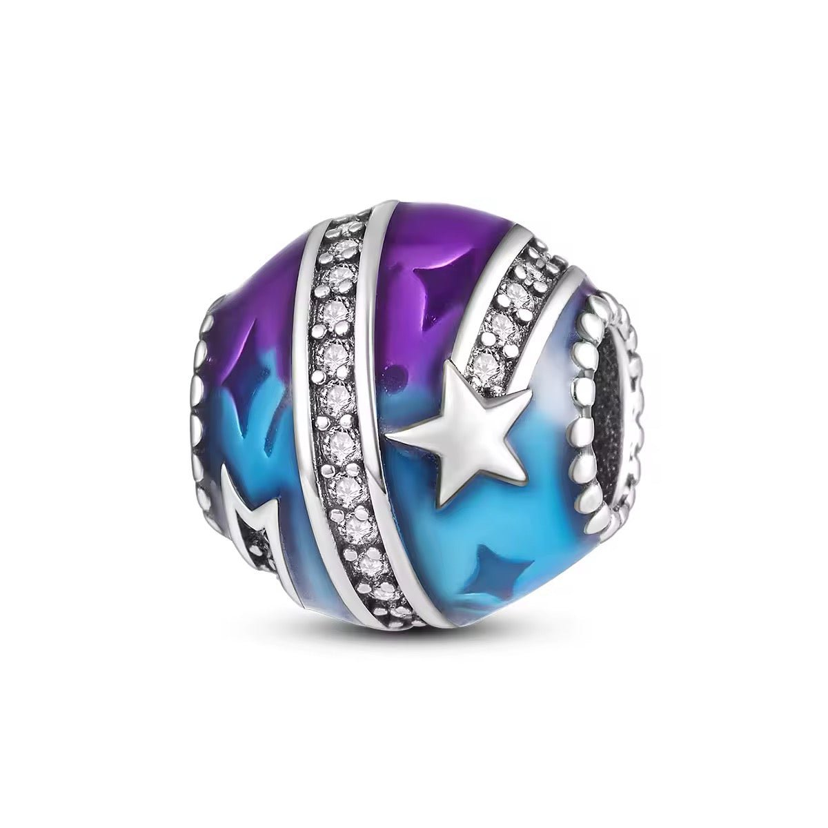 Comet around the Earth Charm - bellissi