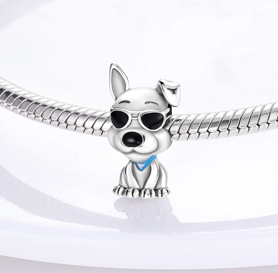 Cool Dog With Sunglasses Charm - bellissi