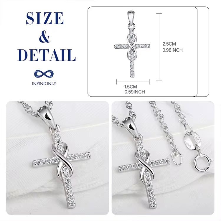 Cross Diamond Necklace - bellissi