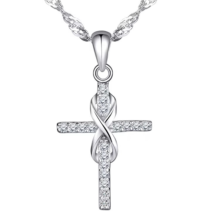 Cross Diamond Necklace - bellissi